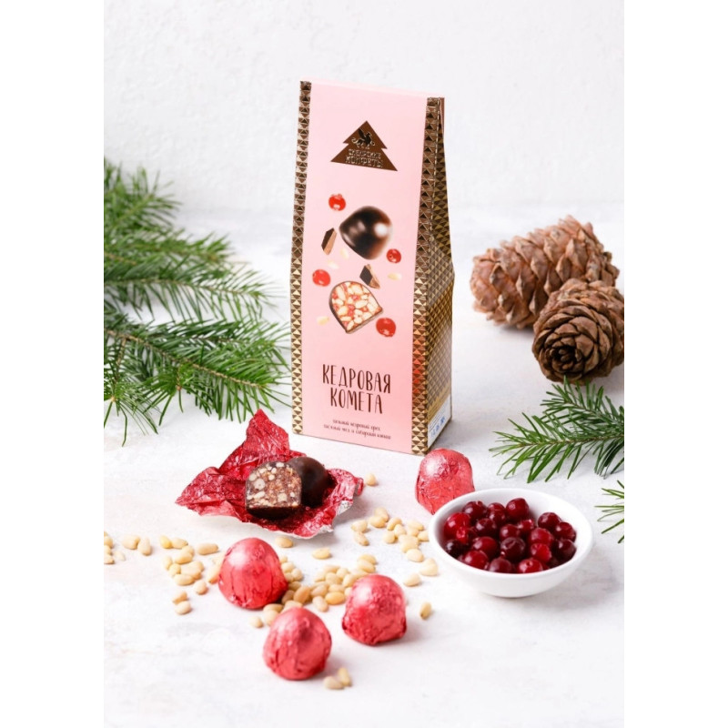 Кедровая комета с клюквой, 70 г