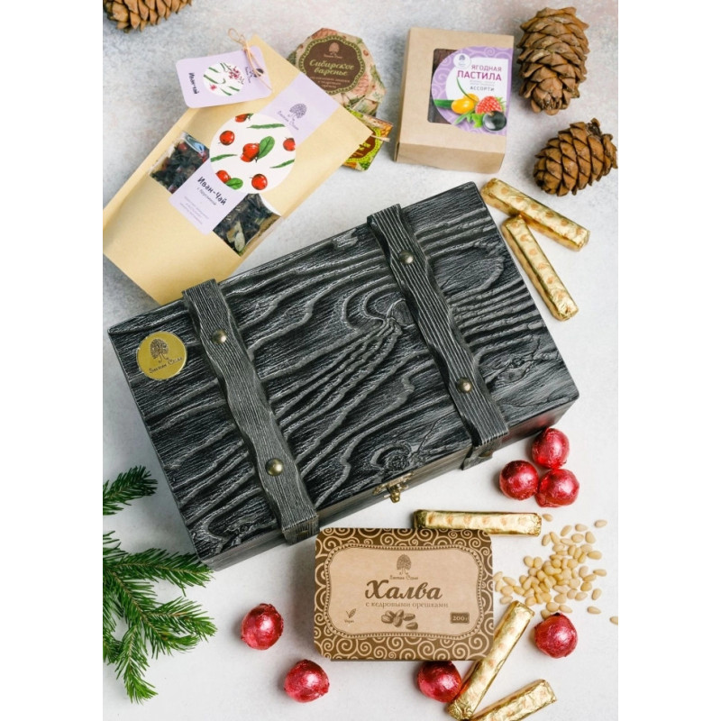 Подарочная шкатулка деревянная, 740 г