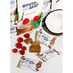 Финиковые конфеты Фрутодень кокос-малина, 450 г