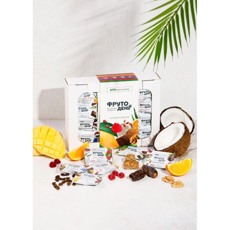 Финиковые конфеты Фрутодень ассорти, 450 г