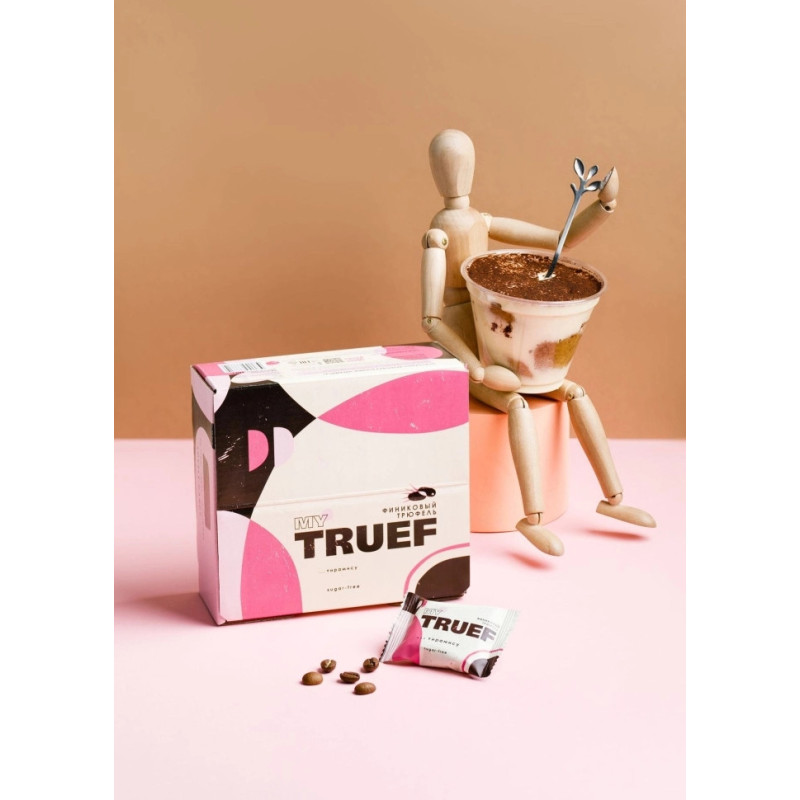 Трюфель финиковый Мy Truef тирамису, 360 г | шоу-бокс — 24 конфеты