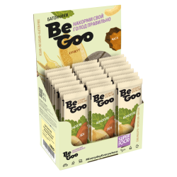 Батончик орехово-фруктовый BeGoo кешью + апельсин, 24 шт. | шоу-бокс