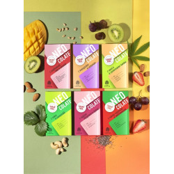 Шоколад без сахара NEOcolate с коноплёй и киви, 30 г