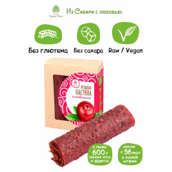 Ягодная пастила клюквенная, 100 г