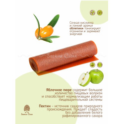 Ягодная пастила облепиховая, 100 г
