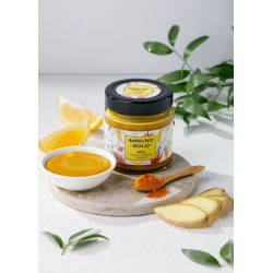 Мёд Immuno Gold с куркумой, имбирём и лимоном, 200 г