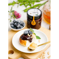 Крем-мёд с черникой и кедровым орехом, 180 г