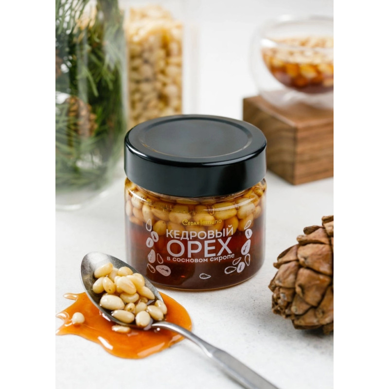 Сосновый сироп с ядром кедрового ореха Cedar Immuno, 100 г