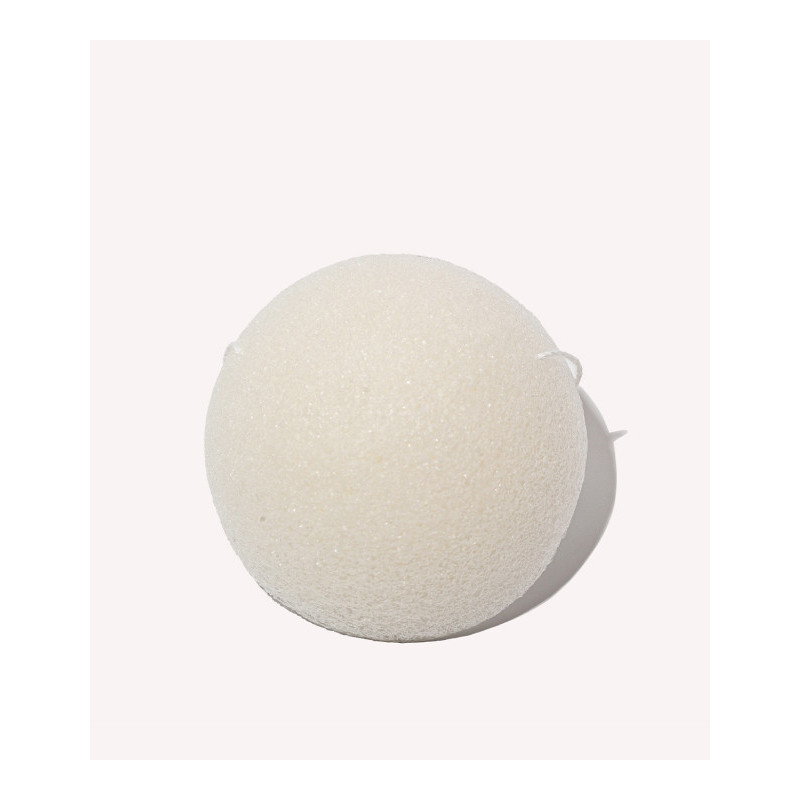 Спонж конжаковый для умывания "WHITE natural"