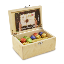 Деревянная шкатулка с конфетами, 450 г