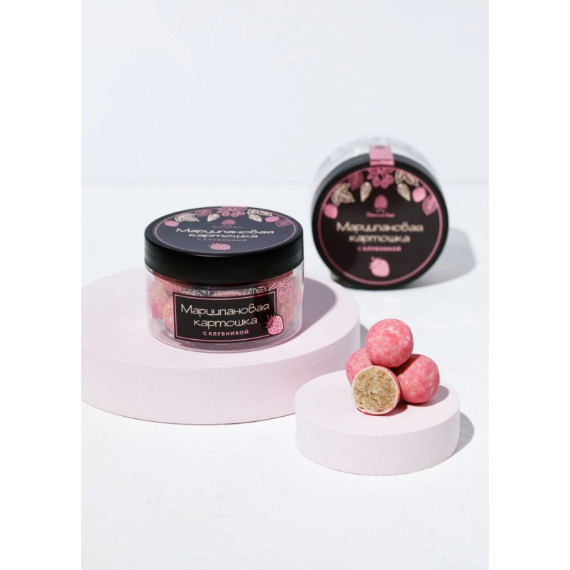 Марципановая картошка с клубникой, 160 г