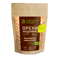 Ядро кедрового ореха, 55 г — крафт-пакет