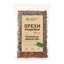 Орех кедровый в скорлупе, 300 г