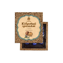 Кедровый грильяж с черникой, 120 г